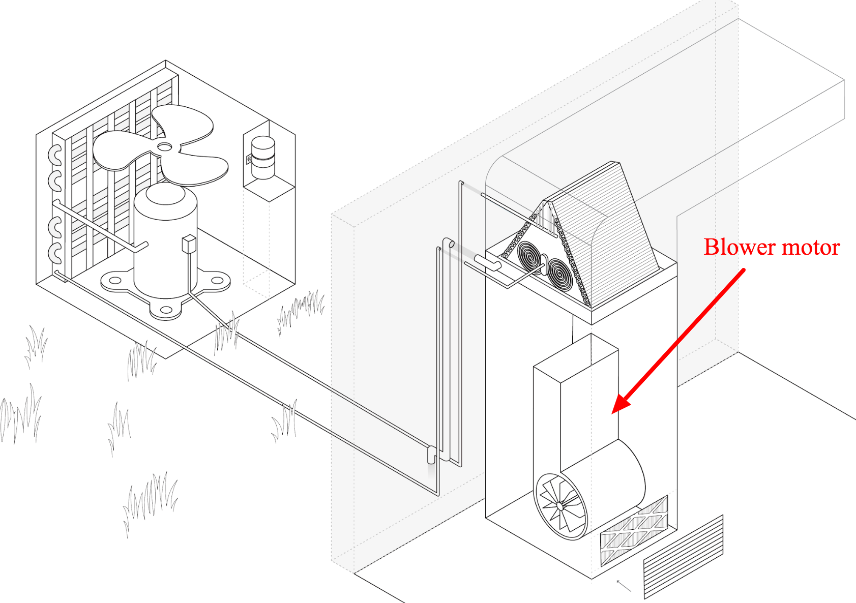 blower motor location diagram